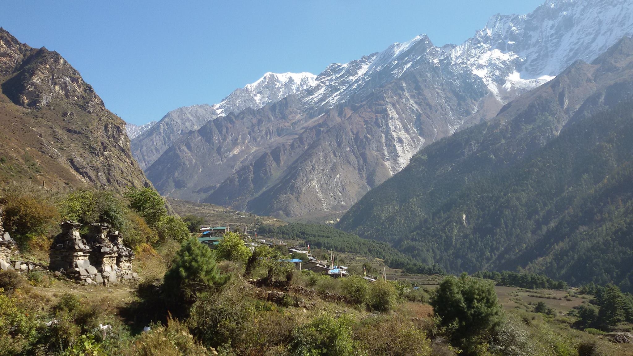 Tsum Valley Trek landscape view